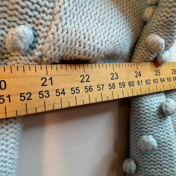 Lulu's Light Blue Knit Dress with Pom Pom Detailing - Picture 5 of 9